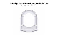 Toilet Seat with Cover Non-Slip gentle-close Seat and Lid Quick quick-release for Hotel