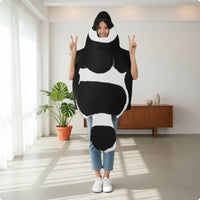 Stripe-Tailed Critter Costume Halloween Cartoon Stripe-Tailed Critter Suit Family Matching 1 Piece for Kids, Parents, Cosplay