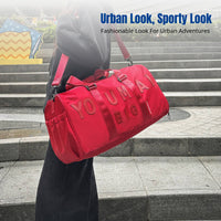 Large Capacity Travel Duffel, Ice Winter Sports Storage Bag, Unisex for Skiing, Skating, Camping, Overnight, Short Trips