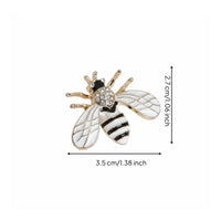 Cute Designs Rhinestone Bee Shoe Buckle Decorative Bee Shoelace Charm Personalize Your Shoes for Girls, Women, Daily Wear, School, Parties