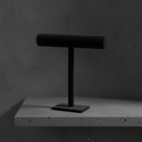 T-Shaped Necklace Stand Tall Design Black Jewelry Display Stand Elegant