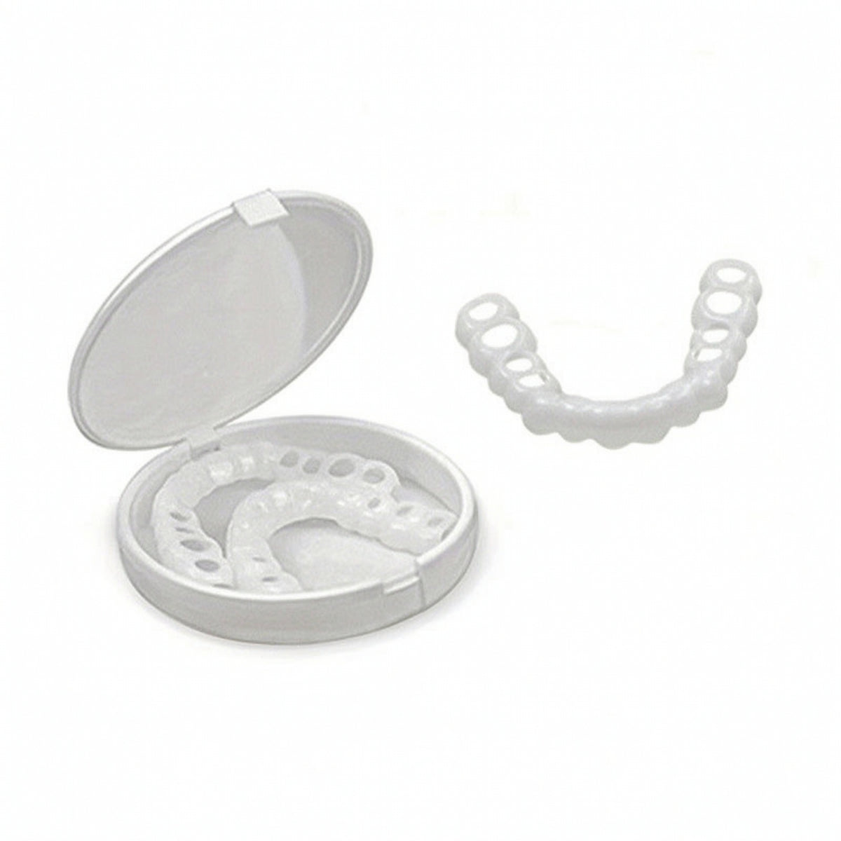 2 Pieces Oral Trays with Storage Case Easy to Clean for Costume Parties