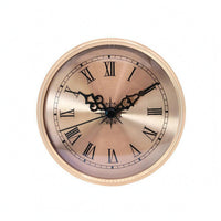 Roman Numeral Clock Head Gold Finish Embedded Quartz Clock Head