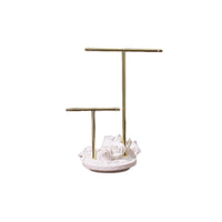 Earring Display Stand floralThemed Jewelry Display Organizer Polished