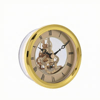 Round Clock Insert Transparent Case Clock Face Insert Decorative Home Decor