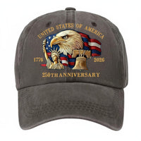 USA 250th Anniversary Hat Commemorative Edition USA 250th Anniversary Cap