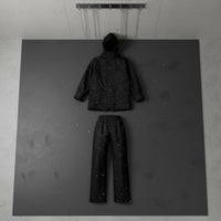 Motorcycle Rain Suit Full Body Coverage Split Raincoat Set Windproof for Riders