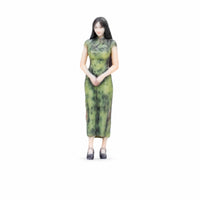 Qipao Figure Standing Model Traditional for Hobbyists