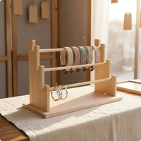 Desktop Bracelet Organizer Easy to See Multi-Tier Jewelry Holder Space-Saving
