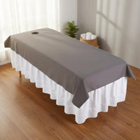 Long-Lasting Beauty Salon Bed Sheet Breathable Reusable Massage Bed Sheet Fade-Resistant for Estheticians