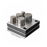 17 Hole Disc Set Multi-Size Jewelry Circle Punch Tool Long-Lasting