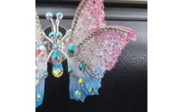 3D Moving Fluttering Butterfly Decor Iridescent Colors for Women