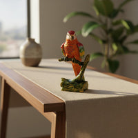Parrot Jewelry Box Presentable Enamel Avian Trinket Box Collectible Art Piece Home Decor for Living Room