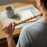 Wood Massage Easy to Clean Wooden Massage Roller Deep Tissue Body Contouring Roller for Salon