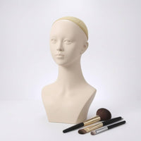 Mannequin Head Bust Break Resistant Mannequin Head with Shoulders Sturdy