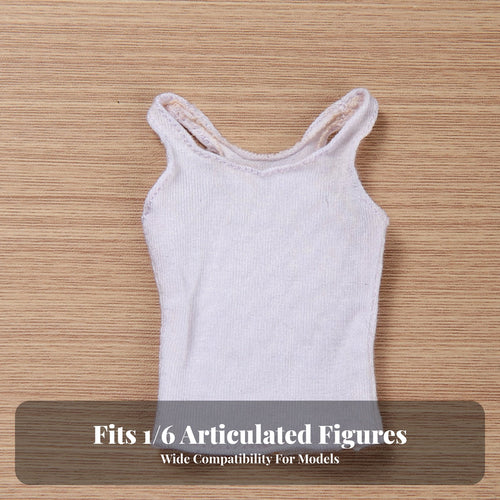 1/6 Scale Sleeveless Shirt Top Gender-Neutral Design 1/6 Scale Action