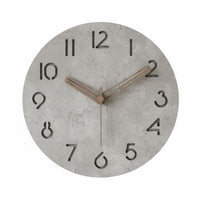 Silent Wall Clock Minimalist Rock-Like Appearance Texture Wall Clock Easy to Install Home Decor