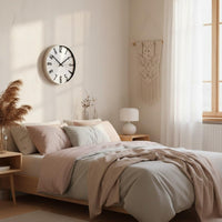Minimalist Wall Timepiece Noiseless Movement House Decoration Radio Controlled