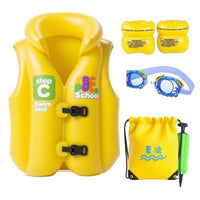 Child Flotation Vest Thickened Training Swim Vest High Collar for Children