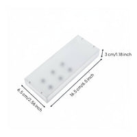 Acrylic Eyelash Tweezer Case Tool Organizer for Makeup Station, Lash Technicians