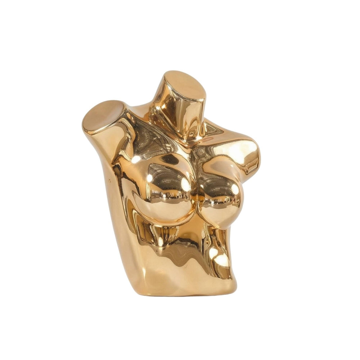 Female Torso Mannequin Glossy Mannequin Torso with Stand Decorative for Fashion Showroom