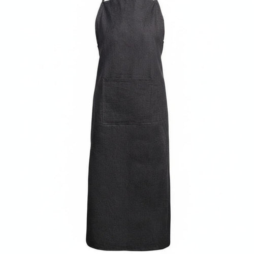 Wear-Resistant Denim Bib Apron Long-Lasting Denim Work Apron Large Pockets for Craftsmen, Woodworkers, Factory, Workshop, Woodworking