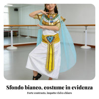 Kids Egyptian Costume Historical Theme Childrens Pharaoh Costume Complete Set