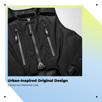 Black Waterproof Travel Vest