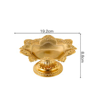 Lotus Fruit Plate Decorative Pedestal Dish Centerpiece for Altar