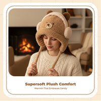 Winter Knit Cap Soft Plush Ear Cover Fall & Winter Youth