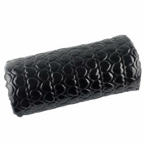 Detachable Cover Semi-Circle Manicure Pillow PU Leather Material Manicure Hand Pillow Comfortable Support for Manicurists, Women, Home