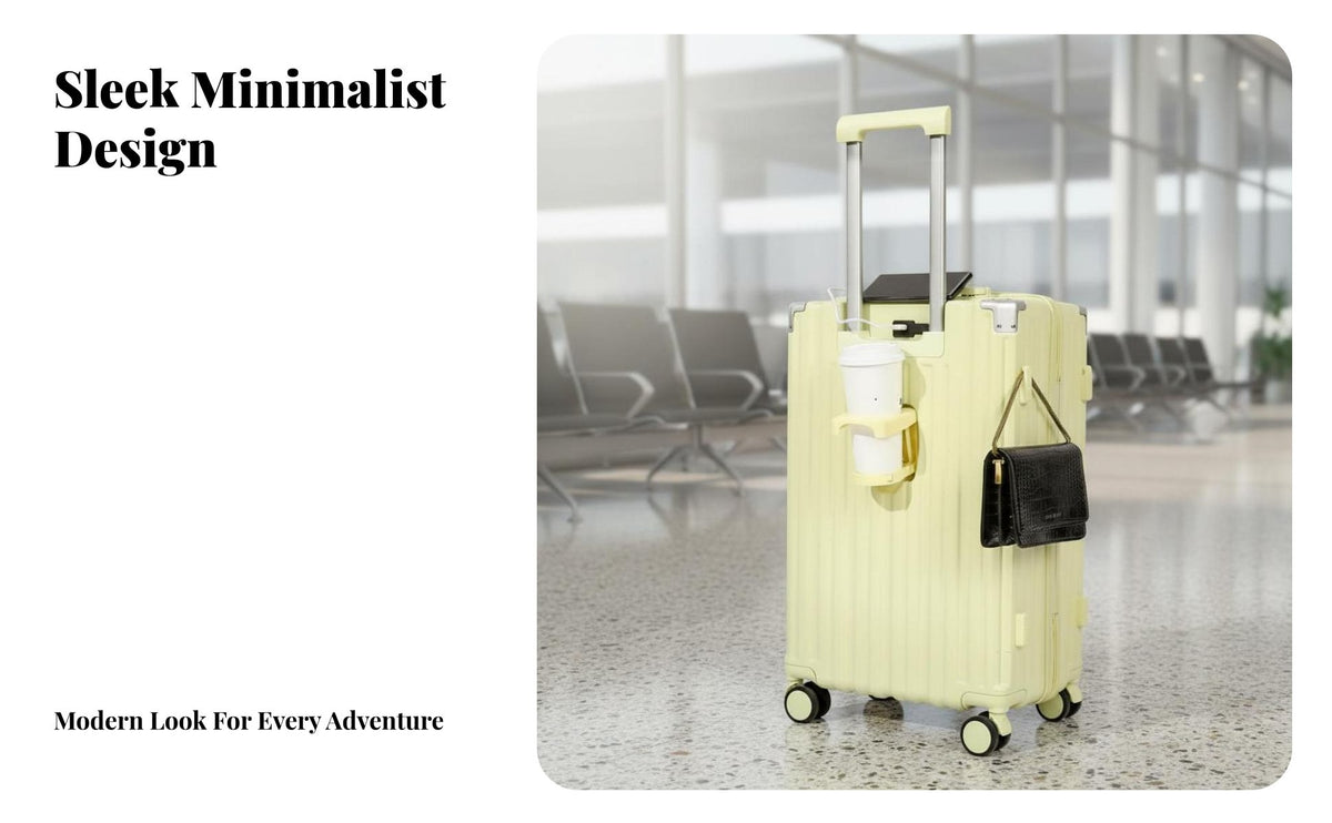 Combination Lock Hardshell Suitcase Lightweight Ribbed Hardshell Pressure Resistant Shell Trolley Case Quiet Wheels for Students, Travelers, Airports, Vacation, Boarding, Short Getaway Trip