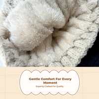 Fleece Lined hat, Warm Knit Winter Hat for Women, Soft Cap