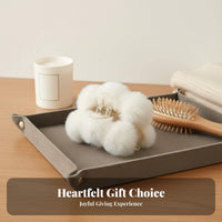 Faux Hair Grip Large Size Textured Puff Hair Grip Soft Grip Strong Hold Nonslip for Women, Informal Outsideside Ings