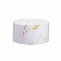 Round Display Pedestal Elevated Round Showcase Plinth Sturdy for Retail Sellers