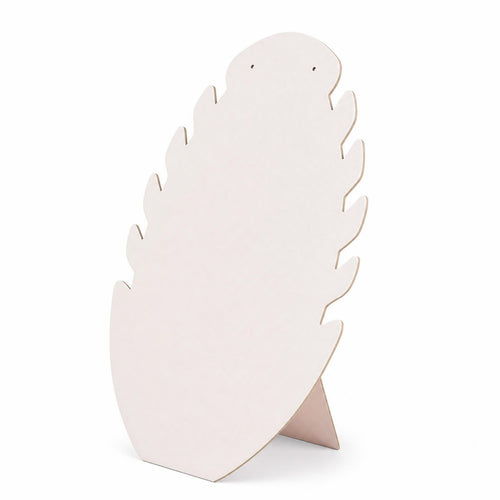 Layered Leaf Edge Shaped Necklace Stand Easy to Set up Home Decor