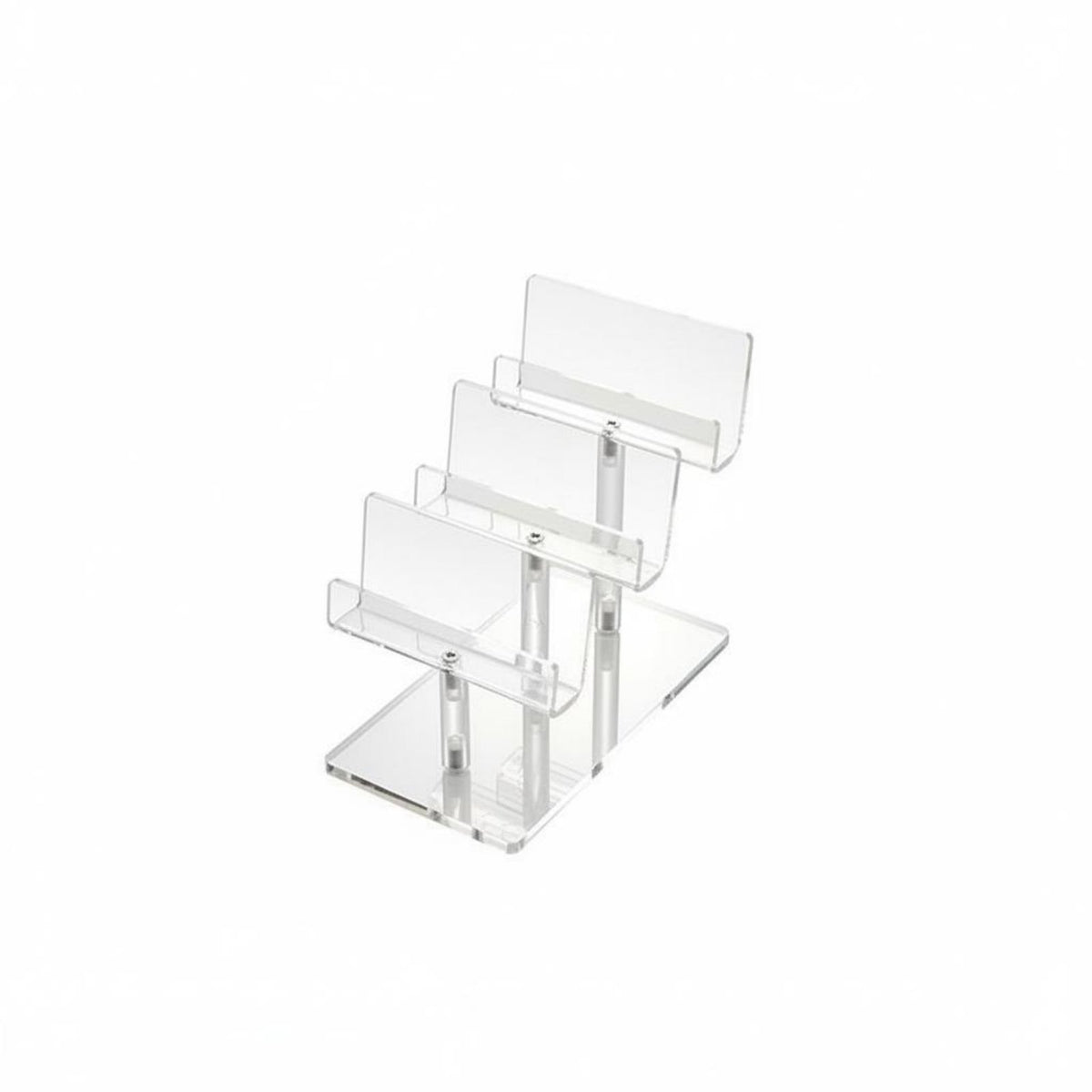 Sunglass Holder Stand, 4-Tier Clear Transparent Acrylic Eyeglasses Display, Retail for Shop Counter, Multi Sunglasses Rack