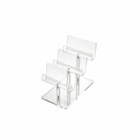 Sunglass Holder Stand, 4-Tier Clear Transparent Acrylic Eyeglasses Display, Retail for Shop Counter, Multi Sunglasses Rack