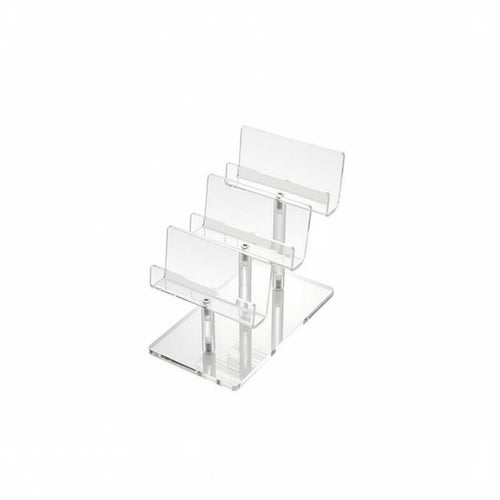 Sunglass Holder Stand, 4-Tier Clear Transparent Acrylic Eyeglasses Display, Retail for Shop Counter, Multi Sunglasses Rack