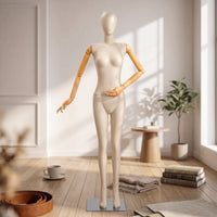 Full Body Mannequin with Square Base Stable for Retail Stores, Fashion Designers