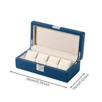 Watch Storage Box Stitched Edges Watch Organizer Box Dust Protection
