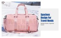 Large Capacity Ice Sports Travel Bag, Oxford Duffel for Skiing, Skating, Camping, Overnight