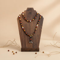 2 Pieces Solid Wood Necklace Display Tabletop for Boutique