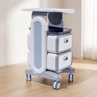 Salon Cart with Drawers Portable Rolling Salon Cart Multipurpose for Salons