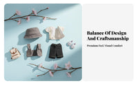 Doll Clothing Japanese Korean Design 1/12 Scale Doll Outfit Cute Design