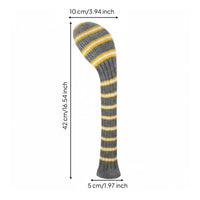 Knitted Golf Headcover Scratch Protection Knit Golf Headcover Sports Accessory
