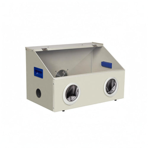 Dust-Proof Work Box Transparent Lid Dust Collection Box Sleeve Ports