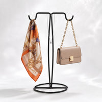Crossbar Display Stand Stable Base Scarf Display Stand Space-Saving T Vertical Handbag Holder for Boutique Owners