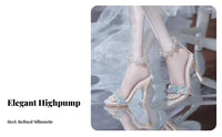 1/4 Scale Doll Shoes Anti-Yellowing Resin 1/4 Scale Doll heel Elegant Design BJD High Heel Sandals