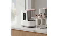 Makeup Brush Washer Dryer 3 in 1 Electric Makeup Brush Cleaning Touch Control Beauty Tool Dryer for Vanity